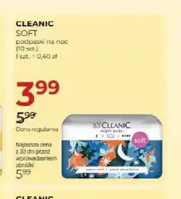 Jawa Drogerie Podpaski na noc Cleanic Soft oferta