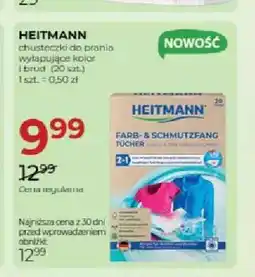 Jawa Drogerie Chusteczki do prania wyłapujące kolor i brud Heitmann oferta