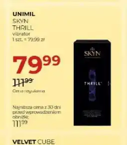 Jawa Drogerie Wibrator Unimil Skyn Thrill oferta