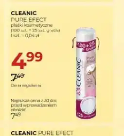 Jawa Drogerie Płatki kosmetyczne Cleanic Pure Effect oferta