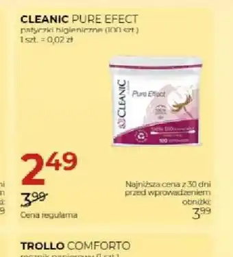 Jawa Drogerie Patyczki higieniczne Cleanic Pure Effect oferta
