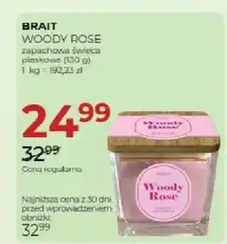 Jawa Drogerie Świeca zapachowa Brait Woody Rose oferta