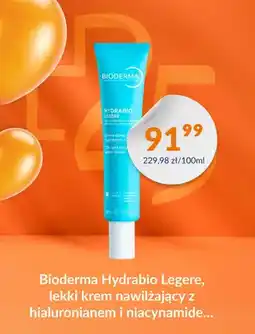 DOZ.PL Lekki krem nawilżający Bioderma Hydrabio Legere z hialuronianem i niacynamidem oferta