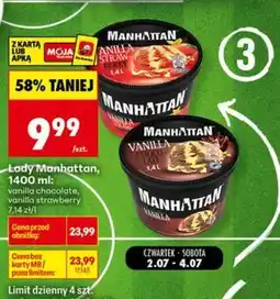 Biedronka Lody Manhattan oferta