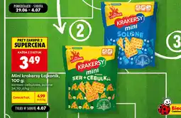 Biedronka Mini krakersy Lajkonik oferta