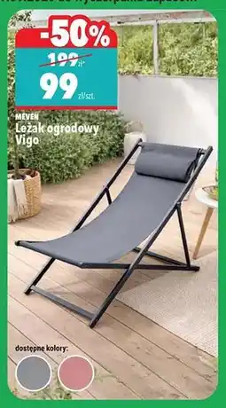 Biedronka Leżak ogrodowy Vigo oferta