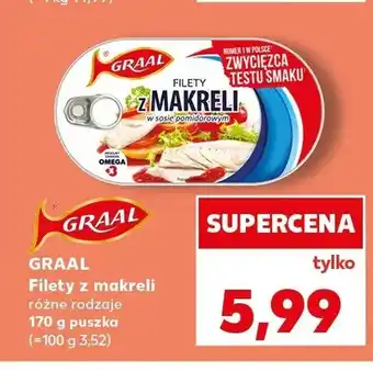 Kaufland Filety z makreli w sosie pomidorowym Graal oferta