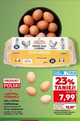 Kaufland Jaja z chowu ściółkowego klasa M 10 szt. Stąd takie Dobre! oferta