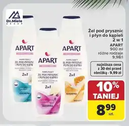 Carrefour Żel pod prysznic i płyn do kąpieli 2 w 1 Apart Białe Kwiaty oferta