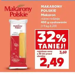 Kaufland Makaron spaghetti Makarony Polskie oferta