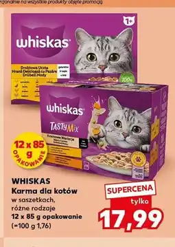 Kaufland Karma dla kotów Whiskas Tasty Mix 12-pak oferta