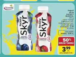 Carrefour Jogurt Skyr Łaciaty Mlekpol jagodowy oferta