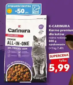 Kaufland Karma sucha dla kotów K-Carinura Sterilized Premium All-In-One oferta