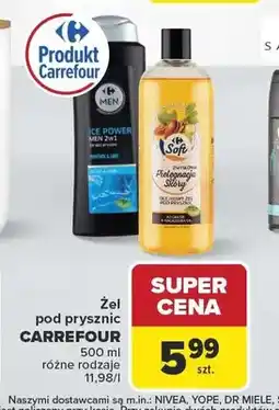 Carrefour Żel pod prysznic Carrefour Men Ice Power oferta