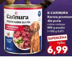 Kaufland Karma mokra dla psów K-Carinura Premium z wołowiną oferta