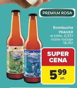 Carrefour Kombucha w szkle Prager's Original oferta