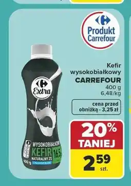 Carrefour Kefir wysokobiałkowy Carrefour Extra oferta