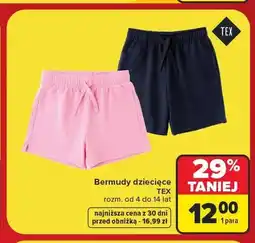Carrefour Bermudy dziecięce TEX oferta