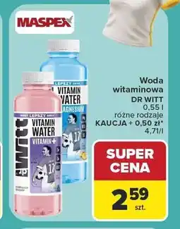 Carrefour Woda witaminowa Dr Witt Vitamin+ oferta