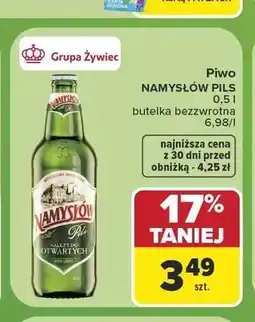 Carrefour Piwo Namysłów Pils oferta