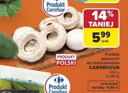 Carrefour Pieczarki do faszerowania Carrefour polskie oferta
