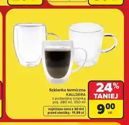 Carrefour Szklanka termiczna Kalldera z podwójną ścianką oferta