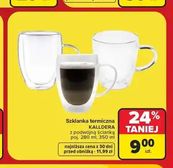 Carrefour Szklanka termiczna Kalldera z podwójną ścianką oferta