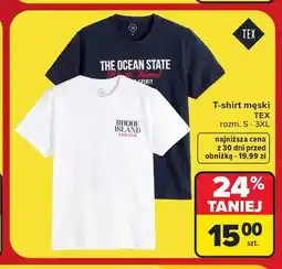 Carrefour T-shirt męski TEX oferta