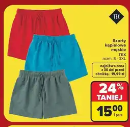 Carrefour Szorty kąpielowe męskie TEX oferta
