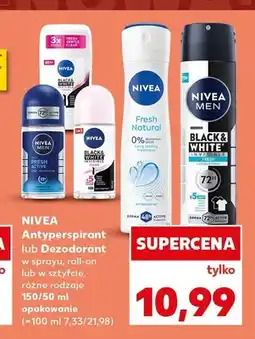 Kaufland Dezodorant roll-on Nivea Men Fresh Active oferta