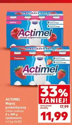 Kaufland Napój probiotyczny Actimel Truskawka Danone oferta