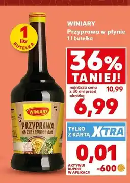 Kaufland Przyprawa w płynie Winiary z kuponem oferta