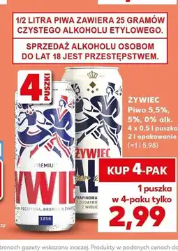 Kaufland Piwo Żywiec Premium 5,5% oferta