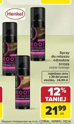 Carrefour Spray do retuszu odrostów Syoss Root Retouch oferta