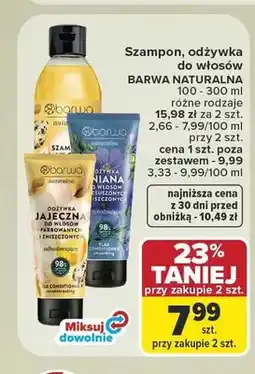 Carrefour Odżywka do włosów Barwa Naturalna Jajeczna oferta