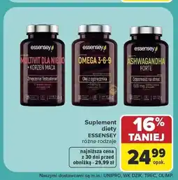 Carrefour Suplement diety Essensey Multivit dla Niego + Korzeń Maca oferta