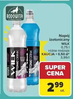 Carrefour Napój izotoniczny Wilk czarny oferta