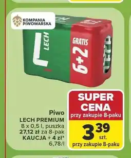 Carrefour Piwo Lech Premium 8-pak oferta