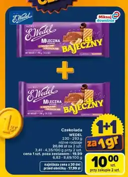 Carrefour Czekolada mleczna Bajeczny E.Wedel oferta