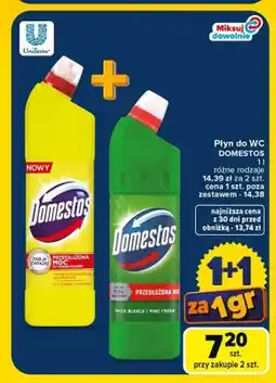 Carrefour Płyn do WC Domestos Extended Power Pine Fresh oferta