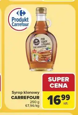 Carrefour Syrop klonowy Carrefour oferta