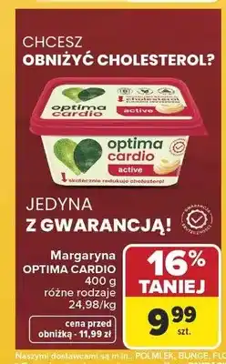 Carrefour Margaryna Optima Cardio active oferta