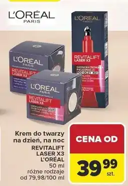 Carrefour Krem do twarzy L'Oréal Revitalift Laser X3 oferta
