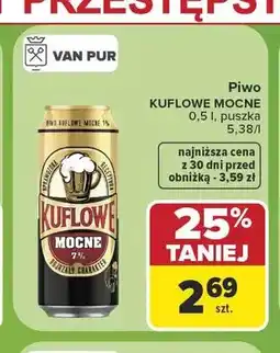 Carrefour Piwo Kuflowe Mocne oferta