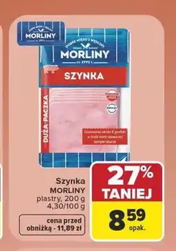 Carrefour Szynka Morliny plastry oferta