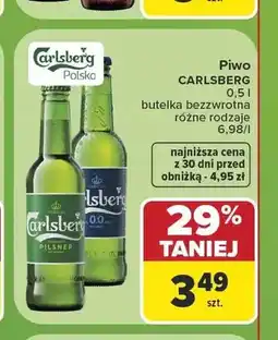 Carrefour Piwo Carlsberg Pilsner oferta