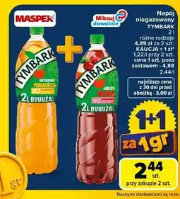 Carrefour Napój niegazowany jabłko wiśnia Tymbark oferta