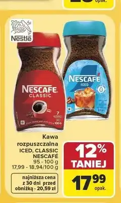 Carrefour Kawa rozpuszczalna Nescafé Classic oferta