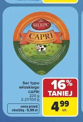 Carrefour Ser typu włoskiego Capri Sierpc oferta