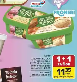 Carrefour Lody Czekoladowe Zielona Budka oferta